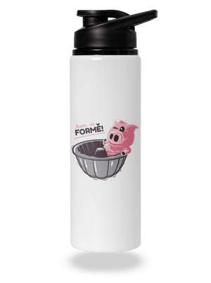 Ve formě lahev na vodu White