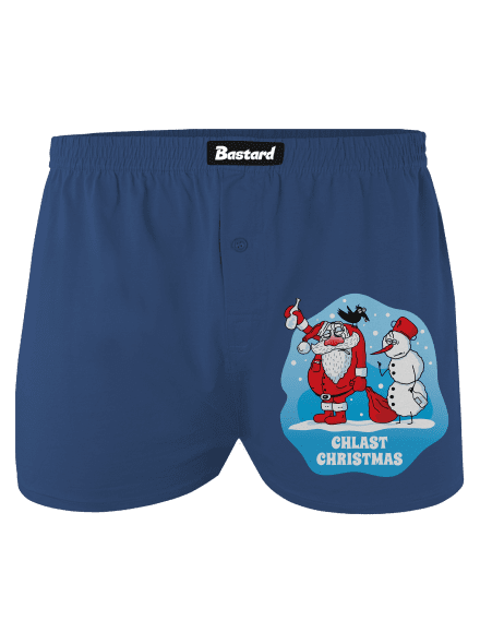 Chlast Christmas pánské trenky Blue