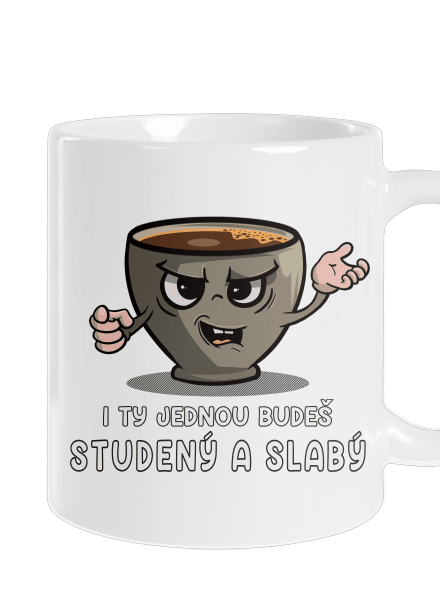 Studená káva klasický hrnek White