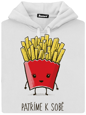 Patříme k sobě dámská mikina klokanka White