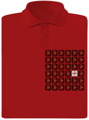 Pexeso pánská polokošile Red Mal