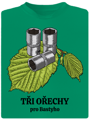 Tři ořechy pro... dětské sportovní tričko Kelly Green Mal