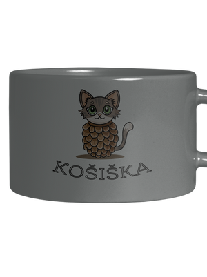 Košiška hrnek makronka Grey Macaron