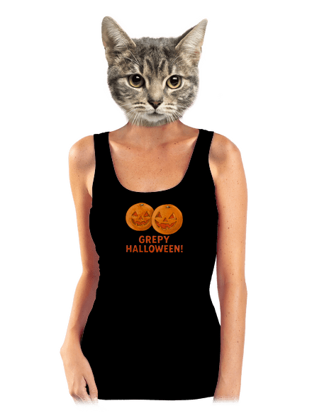 Grepy Halloween dámské tílko klasické Black