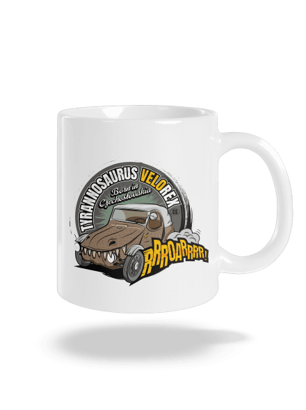 Tyrannosaurus Velorex klasický hrnek White