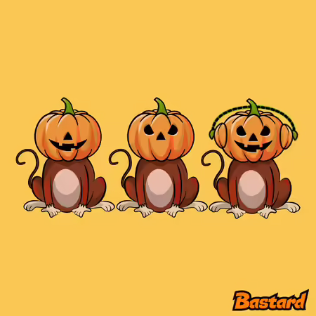 Halloween opičky