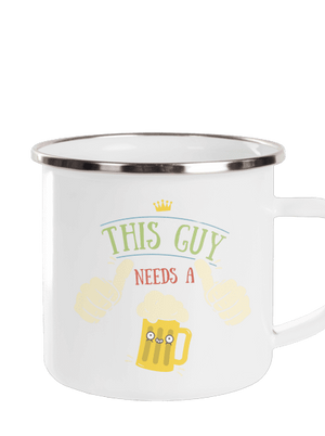 Tenhle týpek potřebuje pivo plecháček White