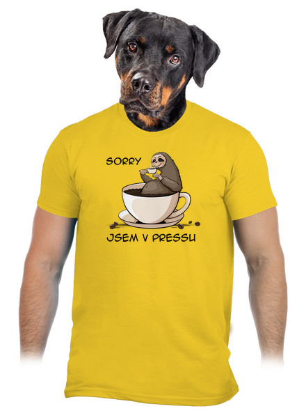 V pressu pánské tričko Gold