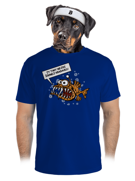 Mořský ďas pánské sportovní tričko Royal Blue Mal