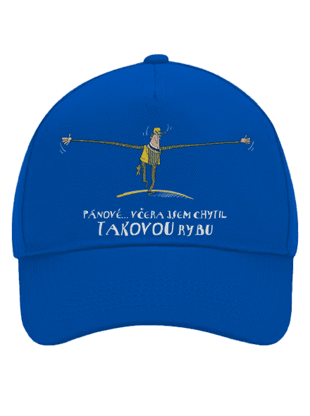 Takovou rybu jsem chytil kšiltovka baseballka Bright Royal