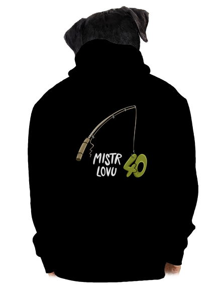 Narozeninový mistr lovu pánská mikina na zip Black