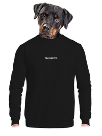 unisex mikina bez kapuce