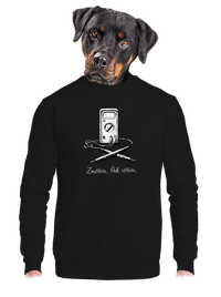 unisex mikina bez kapuce