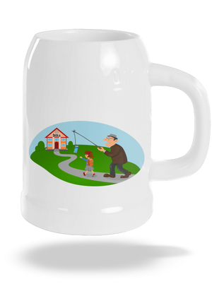 Zpátky do školy půllitr White