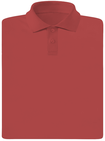 Bez potisku pánská polokošile Burgundy