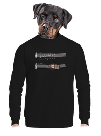 unisex mikina bez kapuce