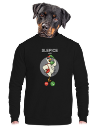 unisex mikina bez kapuce