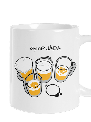 Pijáda klasický hrnek White