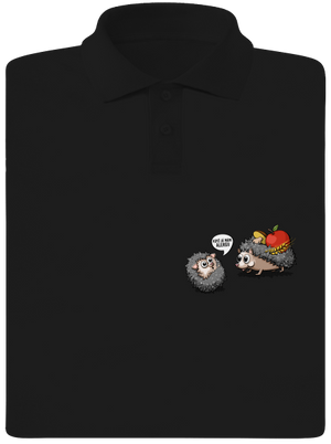 Alergický ježek pánská polokošile Black