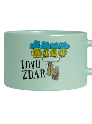 Lovu zdar hrnek makronka Mint Macaron