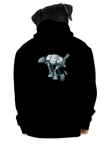 AT-AT pánská mikina na zip Black