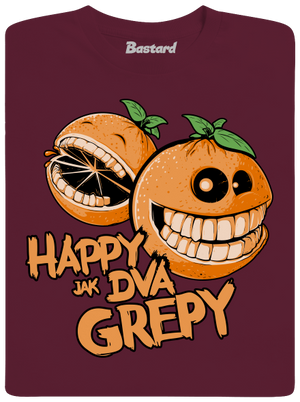 Happy grepy dětské tričko Burgundy