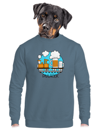 unisex mikina bez kapuce