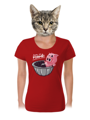 Ve formě dámské tričko Red Mal