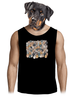 Najdi čerta pánské tílko Black