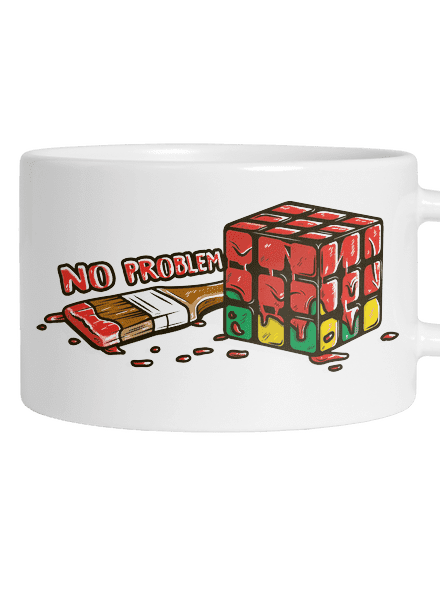 No problem hrnek makronka White