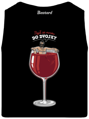 Do dvojky pánské tílko Black