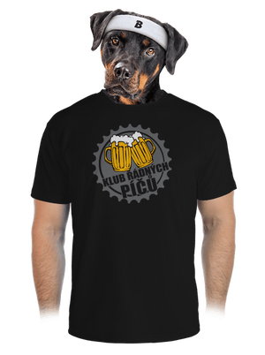 Klub řádných píčů pánské sportovní tričko Black