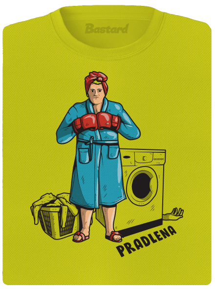 Pradlena dámské sportovní tričko Neon Yellow