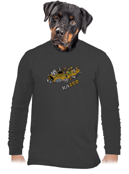 KaZoo pánské dlouhý rukáv Dark Grey