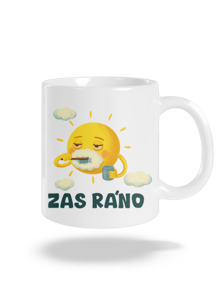 Zas ráno klasický hrnek White
