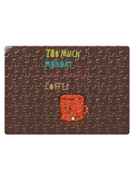 Pondělní kafe puzzle White