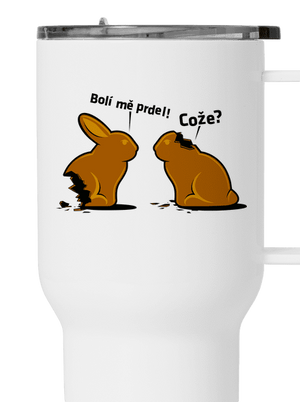 Bolí mě prdel termohrnek White