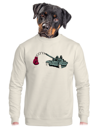 unisex mikina bez kapuce