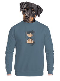 unisex mikina bez kapuce