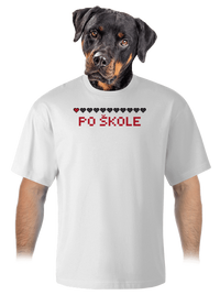 unisex tričko oversized