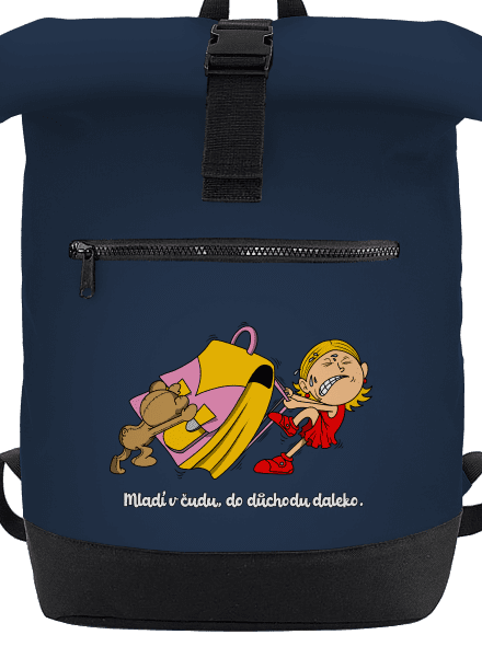 Školačka batoh French Navy
