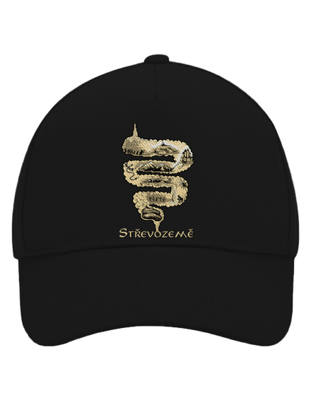 Střevozemě kšiltovka baseballka Black
