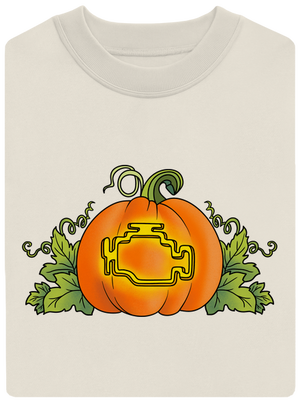 Strašidelný Halloween unisex mikina bez kapuce Off White