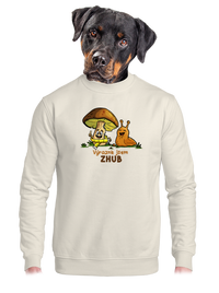 unisex mikina bez kapuce