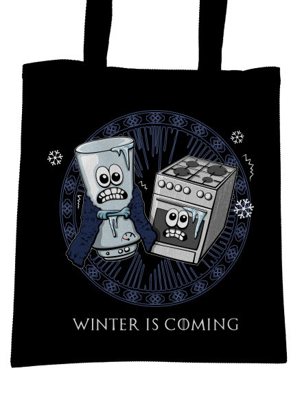 Winter is coming taška Black