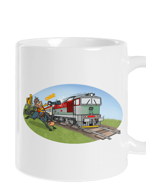 Šotouš na lovu klasický hrnek White