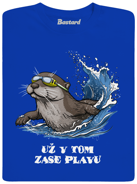 Už v tom zase plavu dětské tričko Royal Blue