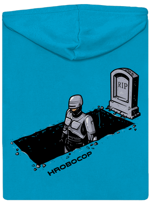 Hrobocop dámská mikina na zip Blue Atol