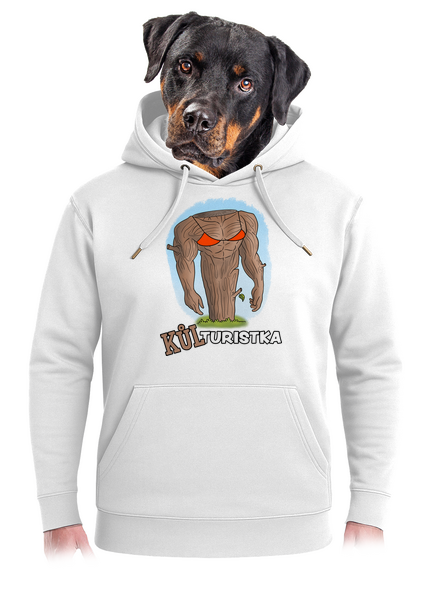 Kůlturista unisex mikina premium Snowwhite