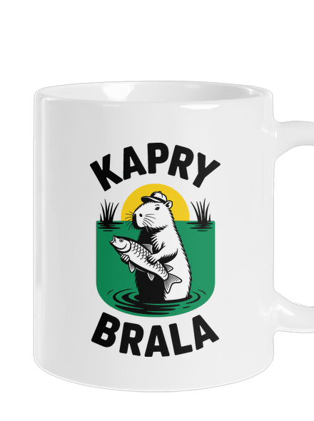 Kapry brala klasický hrnek White